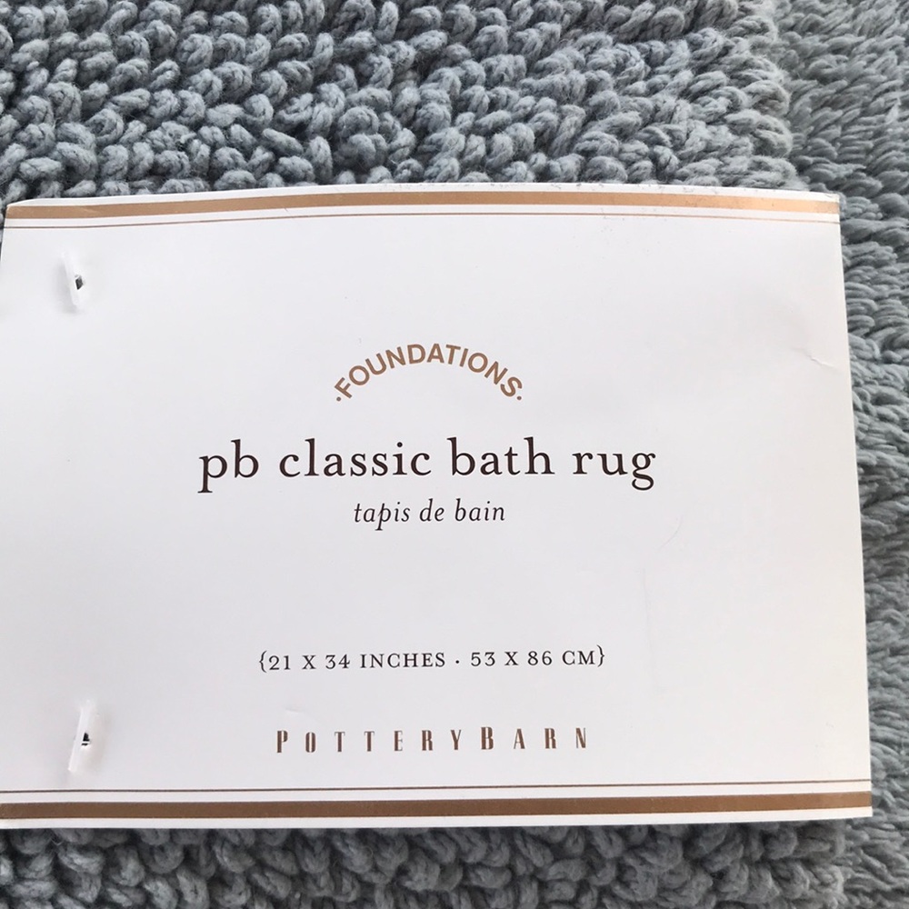 Pottery Barn classic bath rug - Picture 2 of 4